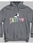 Snoopy'nin Sevgi Dolu Dünyası Kapüşonlu Sweatshirt Gri 3