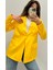 Saten Blazer Ceket -Sarı 2