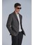 Andre Spor Erkek Blazer Ceket Slim Fit Kahverengi 4