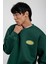 Yeşil Horizons Baskılı Sweatshirt 2