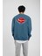 Mavi Horizons Baskılı Sweatshirt 1