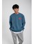 Mavi Horizons Baskılı Sweatshirt 2