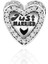 Kadın Gümüş Just Married Charm 1