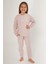 Kız Çocuk Pembe Pijama Takım 50285867-VR041 1