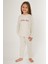 Kız Çocuk Krem Pijama Takım 50285867-VR071 3