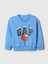 Erkek Bebek Mavi Peanuts Grafikli Fleece Sweatshirt 1