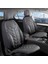 fiat Uno Uyumlu Full Deri Oto Koltuk Kılıfı Ön Arka Set Classy Model Siyah Beyaz Sc 1