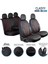 hyundai Matrix Uyumlu Full Deri Oto Koltuk Kılıfı Ön Arka Set Classy Model Siyah Kırmızı Sc 2