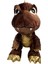 Yumuşak Peluş Oyuncak Sevimli T Rex 40CM Dinazor Oyuncak Kahve 3