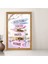 Tablo, Çerçeveli Cam Tablo 20X30 cm 1