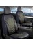 Audi A8 Serisi Uyumlu Full Deri Oto Koltuk Kılıfı Ön Arka Set Classy Model Siyah Sarı Sc 1
