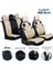 suzuki Swift Uyumlu Full Deri Oto Koltuk Kılıfı Ön Arka Set Classy Model Bej Siyah Sc 2