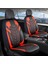 Porche Cayenne Uyumlu Full Deri Oto Koltuk Kılıfı Ön Arka Set Classy Model Kırmızı Siyah Sc 03-09 1