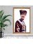 Mustafa Kemal Atatürk Tablo, Çerçeveli Cam Tablo 30X45 cm 2