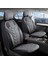 renault Megane 4 Hb Uyumlu Full Deri Oto Koltuk Kılıfı Ön Arka Set Classy Model Gri Siyah Sc 1