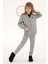 Kız Çocuk Gri Melanj Sweatshirt 50296942-VR086 1