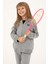 Kız Çocuk Gri Melanj Sweatshirt 50296942-VR086 2