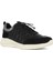Kadın Siyah Bağcıklı Kalın Tabanlı Deri Sneaker 3