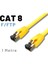 Irenıs 1 Metre Cat8 Kablo F/ftp Lszh Ethernet Network Lan Ağ Kablosu 1