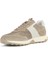 Erkek Vizon Bağcıklı Süet Deri Sneaker 4