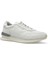 Erkek Beyaz Bağcıklı Deri Sneaker 3