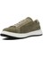 Erkek Haki Bağcıklı Nubuk Deri Sneaker 4