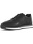 Erkek Siyah Bağcıklı Deri Sneaker 3