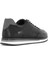 Erkek Siyah Bağcıklı Deri Sneaker 4