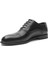 Erkek Siyah Bağcıklı Deri Klasik Ayakkabı 4