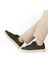 Erkek Haki Bağcıklı Kalın Tabanlı Süet Deri Sneaker 1
