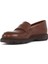 Kadın Taba Deri Loafer 4