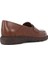 Kadın Taba Deri Loafer 5
