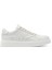 Erkek Beyaz Bağcıklı Kalın Tabanlı Deri Sneaker 2