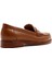 Kadın Taba Deri Loafer 5