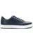 Erkek Lacivert Bağcıklı Kalın Tabanlı Deri Sneaker 2