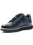 Erkek Lacivert Bağcıklı Deri Günlük Ayakkabı 4