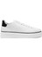 Erkek Beyaz Bağcıklı Kalın Tabanlı Deri Sneaker 2