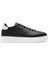 Erkek Siyah Bağcıklı Kalın Tabanlı Deri Sneaker 2