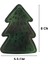 Yılbaşı Çam Ağacı Tasarımlı Hediye Etiketi, Delikli Yeniyıl Paketleme Kartı, 50 Adet, 5,5 x 8 cm 2