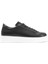 Erkek Siyah Bağcıklı Kalın Tabanlı Deri Sneaker 2