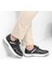 Erkek Siyah Bağcıklı Kalın Tabanlı Deri Sneaker 1