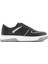 Erkek Siyah Bağcıklı Kalın Tabanlı Deri Sneaker 2