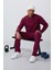 Erguvan Kompakt Pamuklu Kalın Pürüzsüz Dokulu O Yaka Comfort Fit Erkek Eşofman Takım -85263 1