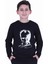 Atatürk Baskılı UZUN KOL Baskılı Atatürk Imzalı Unisex Çocuk T-shırt 1