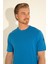 U.S. Polo Assn. Erkek Saks Basic T-Shirt 50284618-VR045 3