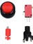 IC-180J-1 Atari Butonu 12V Ledli Kafa Çapı 24MM Delik Çapı 24MM Anahtar Düğme 1