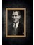 Mustafa Kemal Atatürk Tablo, Çerçeveli Cam Tablo 20X30 cm 4