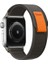 Apple Watch 10 42MM ile Uyumlu Trial Cırtlı Hasır Kumaş Kordon Kayış - FC267 1