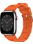 Apple Watch 10 42MM ile Uyumlu Hermes Silikon Kordon Kayış - FC241 1