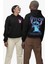 Stitch Sevgili Kombini Çift Sweatshirt Baskılı 2 Adet Oversize Hoodie 1